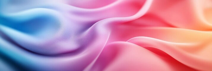 Wall Mural - abstract pastel gradient background with smooth drapes - perfect for website backgrounds, presentati