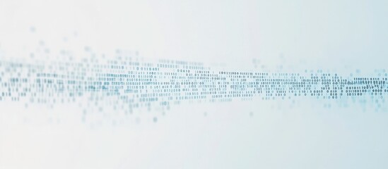 binary code representing internet data transfer