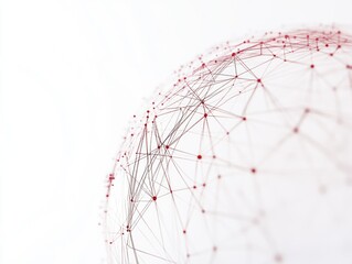 Wall Mural - Global Network and Connectivity Graphic