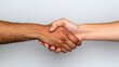 © Teerapat - Interracial Handshake   Diversity  Unity  Partnership  Agreement