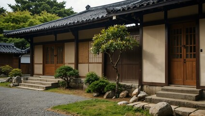 Poster - Traditional Wakamoto family home, Yakage, Okayama.