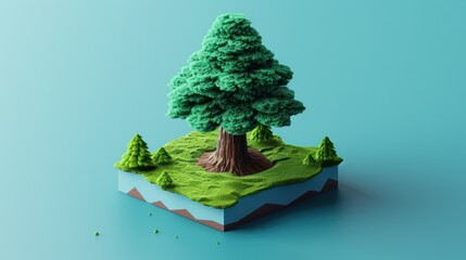 Sticker - Minimalist Tree Island