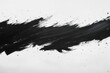 © julija - dramatic black ink splatter on pristine white canvas creating bold calligraphic strokes reminiscent of japanese sumie art textured edges and subtle gradients add depth and movement
