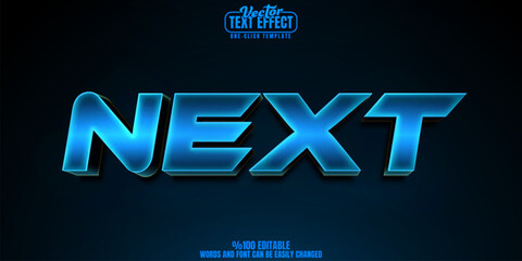 Future editable text effect, customizable ai and artificial 3d font style