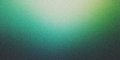 Wall Mural - Emerald gradient background with smooth texture blending shades of green and blue hues, grainy gradient background texture. Colorful digital grain soft noise effect 