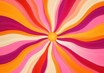 sunburst retro vibes graphic print groovy background 60s 70s