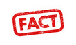 © KR Studio - Fact sign with grunge effect, rubber stamp - vector illustration