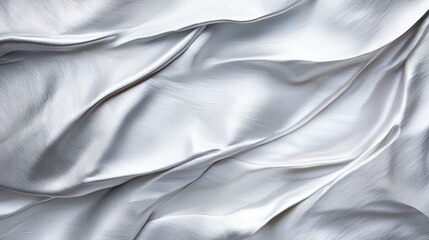 Canvas Print -  A tight shot of a pristine white cloth, texturally resembling cloth, mimicking the appearance of a flat piece of fabric