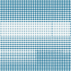 Dots halftone white and blue color pattern gradient grunge texture background. Dots pop art comics sport style.