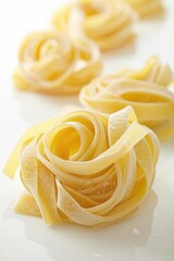 Poster - A shot of various types of pasta arranged on a table