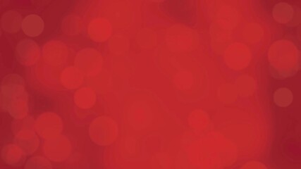 Abstract red bokeh stock motion background.