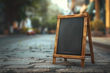 Sticker - A wooden sign sits by the roadside, providing information and directions