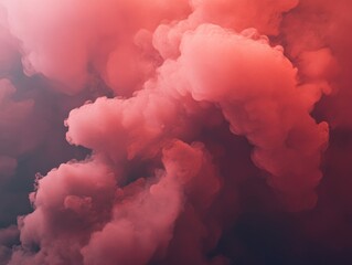 Wall Mural - Abstract Red Smoke