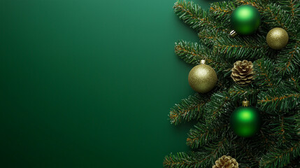 christmas background with christmas tree