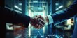 © Creative Canvas - Business partnership and collaboration. Businessmen handshaking for success deal and investment to achieve growth profit in financial and business strategy