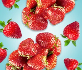 Tasty fresh ripe sweet berries