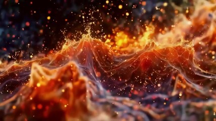 Wall Mural - Energy and particles emanating from the cosmos