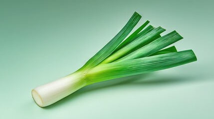 Sticker -   A close-up of a group of onions on a light green background with a soft green backdrop