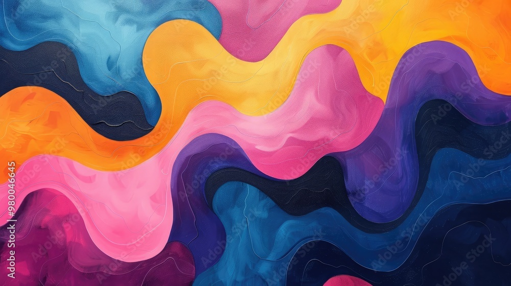 Texture Gradient Vision A captivating digital abstract artwork featuring a dynamic composition ...