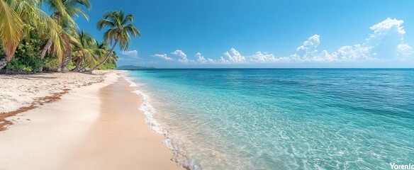 Sticker - Idyllic Tropical Beach