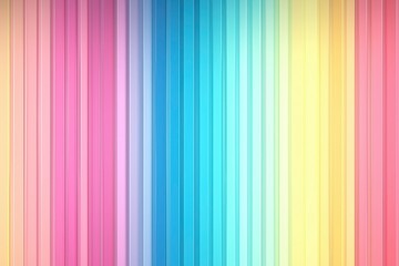 Sticker - Abstract Colorful Vertical Stripes Background