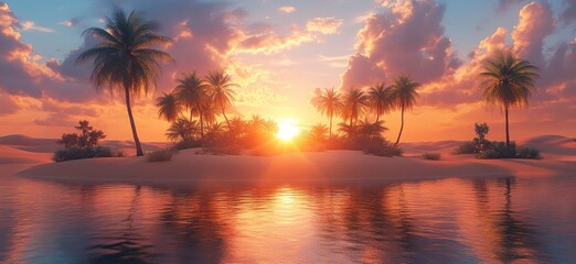 Wall Mural - Sunset Paradise