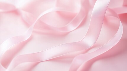a pastel pink wallpaper with tiny ribbon details scattered softly in the background for a gentle tou