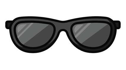 Wall Mural - Unique Sunglass icon, vector illustration on white background.