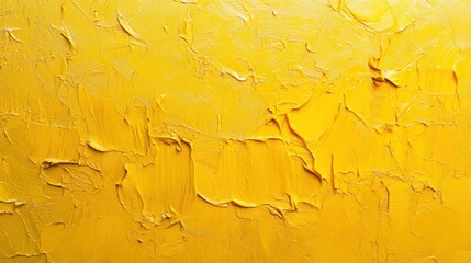 Wall Mural - A vibrant yellow textured background with bright tones and a tactile surface, creating a lively and dynamic visual.