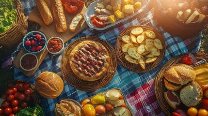 4th of July BBQ with Classic American Foods.