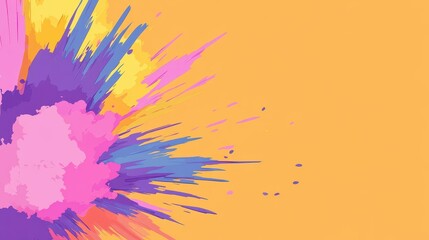 Poster - Vibrant abstract background with a colorful burst, perfect for adding a modern touch to your design projects.