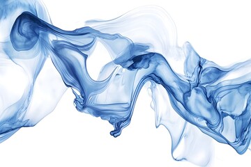 A long, flowing blue line that appears to be made of water