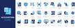 © MDRUHULAMIN - Accounting related flat icons set. Invoice, tax calculator, accountant, business firm, tax return and more.