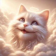 Poster - cat on the sky