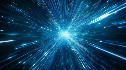 abstract background with rays, abstract blue light speed background with laser beams, technology and