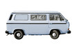 © Rawpixel.com - Retro van png sticker, transparent background
