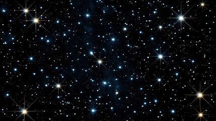 Wall Mural - starry night sky. a serene night sky filled with twinkling stars.