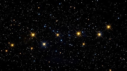 Wall Mural - starry night sky. a serene night sky filled with twinkling stars.