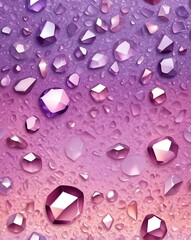 Poster - Shining gem texture with gradient of light pink to pastel purple