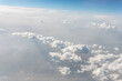 © flipper1971 - View of Clouds from Jet Window at 10 Kilometers Altitude