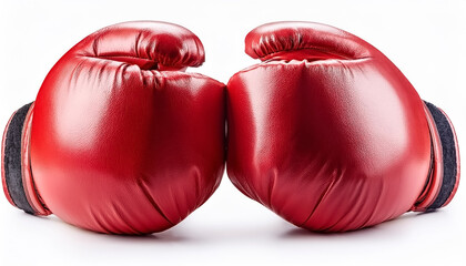 Wall Mural - boxing gloves isolated on white background