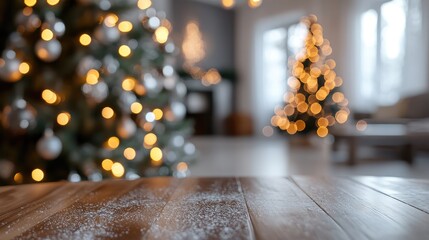 Canvas Print - christmas tree in the living room