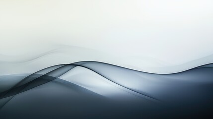 Canvas Print - Minimalist Gray Gradient Wallpaper. A smooth transition from light to dark gray. Grey Gradient Wallpaper.