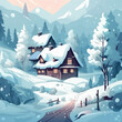 © Rani - beautiful winter illustration background