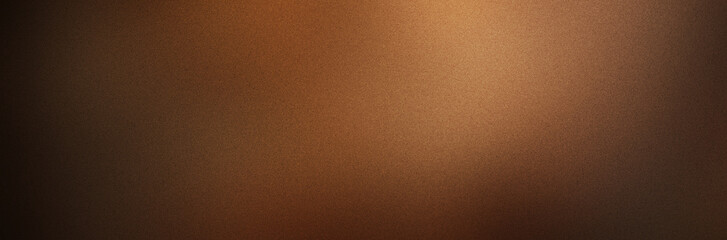 Wall Mural - copper color gradient background with a grainy texture