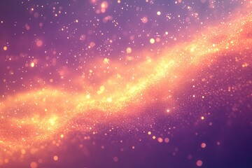 Wall Mural - galaxy-themed abstract background with gradient sparkles for poster, card, or digital art design