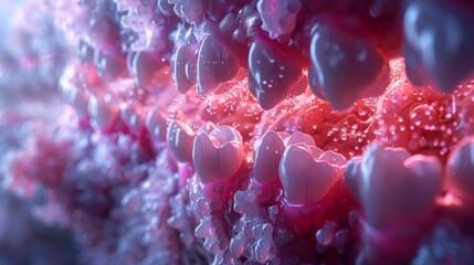 Canvas Print - Capture the role of saliva in chemical digestion, illustrating how salivary glands secrete enzymes such as amylase to begin the