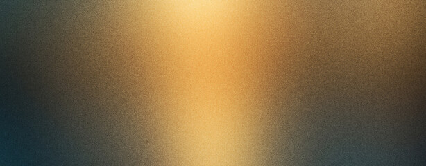 Wall Mural - golden color gradient background with a grainy texture