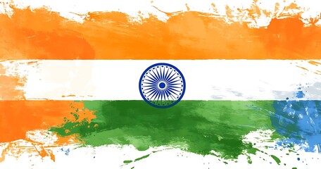 Illustration india flag