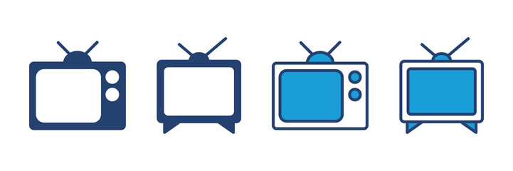 Wall Mural - Tv icon vector. television icon vector